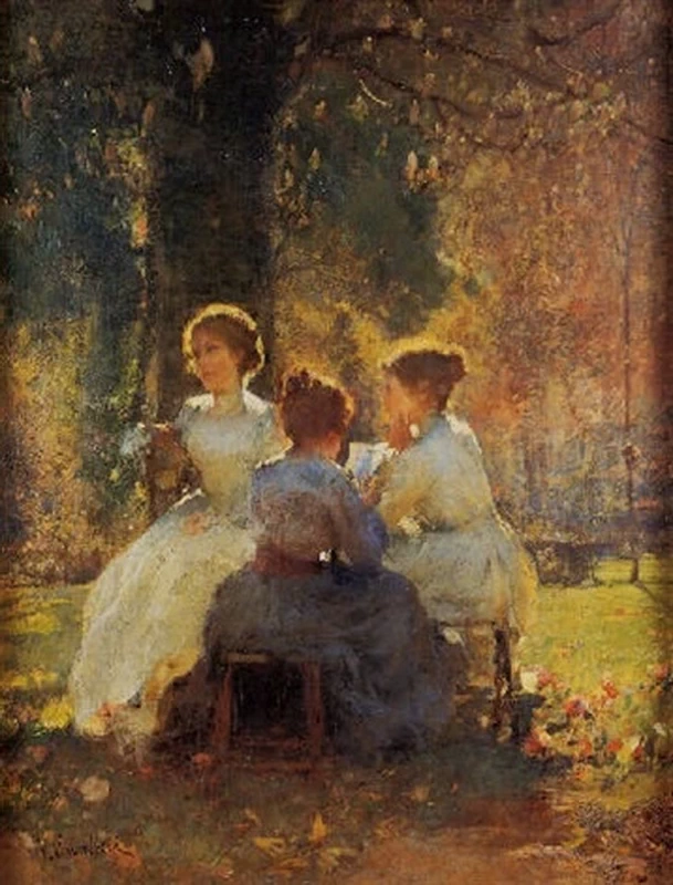 Figure in paesaggio